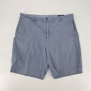 Polo Ralph Lauren Mens Blue Gingham Stretch Classic‎ Fit Shorts 36 Micro Check